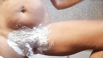 Long Nipples porn video – Nippleringlover – turned on cougar naked shaving pierced twat and extremely