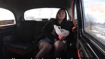 Taxi Driver Finally Fucking a Pregnant Woman on the Backseat Nataly Gold