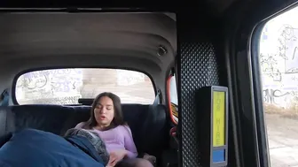 Taxi Driver Finally Fucking a Pregnant Woman on the Backseat Nataly Gold