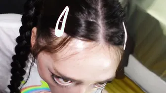 STEPSISTER Takes Penis Before Parents Come Home