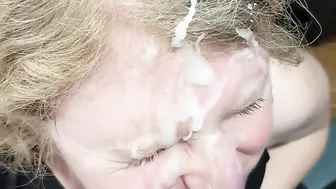 point of view Close Up Dressed Facial on Adorable Red Head