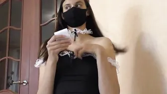 The maid could not resist a lot of cash and