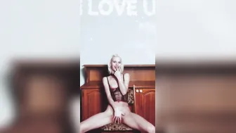 the predatory female cat seduces with its sexual dance