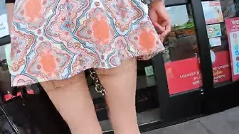 Longpussy Floppy Breasts Short Skirt and Thigh Highs 01