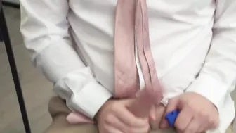 FAKEhub - Quick cum into underwear inside the college study room leads to slim bimbos gets dripped on