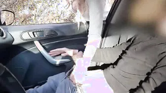 Public dick flash - Runner girl caught me and helped me cum