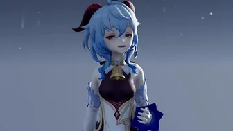 genshin ganyu beauty Cutie 3D animation