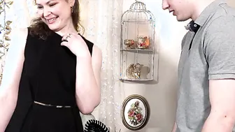 40yo British MILF Aurora brings home a cute stud from the club