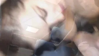 German huge natural hooters cougar prostitute plowed into vehicle POV