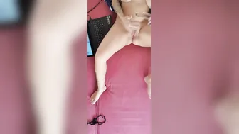 Goddess bitch has a sexy orgasm while watching porn. See