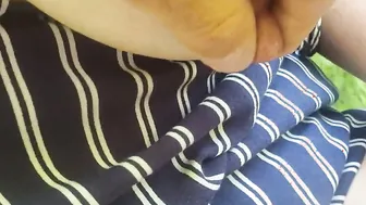 Anita Coxhard jerks off her hubby Mike Coxhard while walking