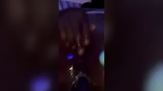 Black PinkCreamyQueen drenching PresidentLee Inside her cum