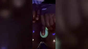Black PinkCreamyQueen drenching PresidentLee Inside her cum