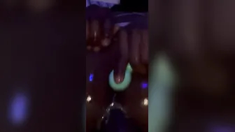 Black PinkCreamyQueen drenching PresidentLee Inside her cum