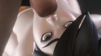 Overwatch Tracer three SFM  Blender 3D Cartoon Porn Compilation
