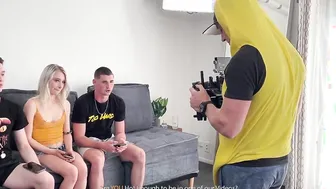Behind The Scenes: Aften Takes two Cocks Before Jordans Little Booty Getting Drilled
