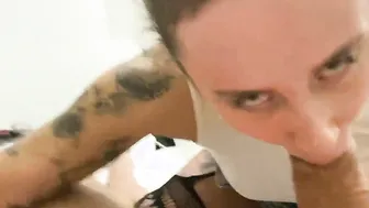 Submissive skank wanted to try a dick bigger than her bfs