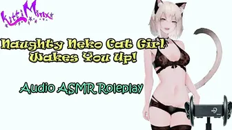 ASMR Ecchi - Sensual Hentai Neko Cat women Wakes you Up Audio