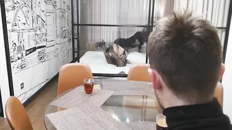 I was banged by his friend. That was close He