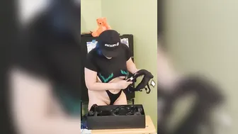 Unboxing Panties Haul with Skimpy Bodysuit Camel Toe