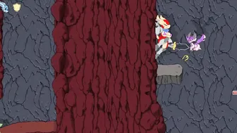 Armas Quest [LGBT Cartoon PornPlay] Ep.three draining gigantic furry monster penis