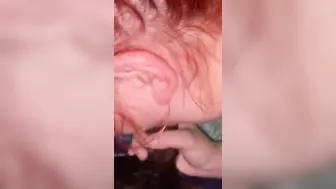 Stepmom wanted to watch how my Ebony Cock Taste