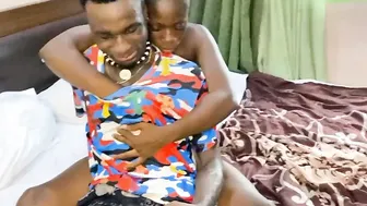 Little turned on goddess getting her tight twat pounded and creampie into by her Bae stepbro african dick (Full clip available