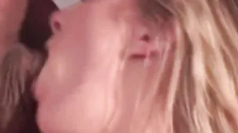 Double Penetration Interracial threesome For Lusty Blonde Fiance