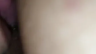 Karina say stick it for Lucas while sucking off her butt