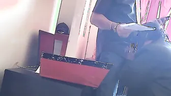 secretary sucking off the owners dick