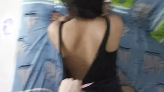 Amateur porn Colombian stepsisters are beautiful filthy inside bed shes a dark hair with a huge butt and gigantic breasts from