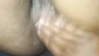 Black Squirting close up