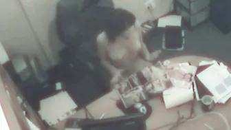Office Rubbing and Fingering Pussy while on work