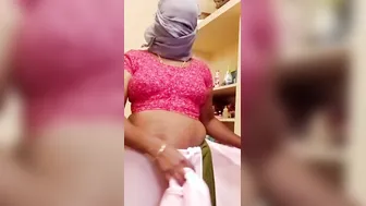 Desi removing dress