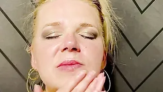 Bbw facial and cum play