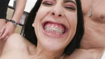 7on1 Double anal Gang Bang Alicia Trece DAP Gapes Cum inside Mouth Multiple Jizzed Drink GIO2190