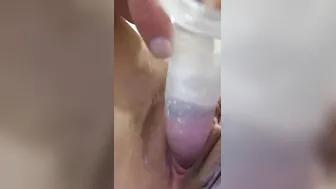 Too turned on to wait Outdoor Wc CRAZY SQUIRTiNG all over the FLOOR - AngyCums Amateur