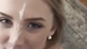 facial jizzed compilation
