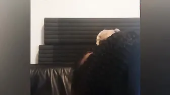 Doing nasty things into front of her bf