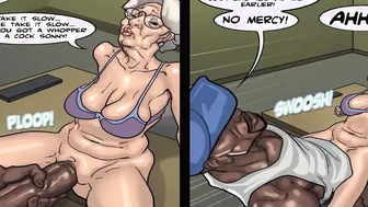 Art Class season #2 ep #8 - Older White Lady Banged Rough by Gigantic Cock African Man - Older snatch