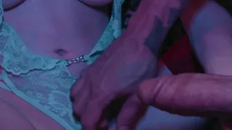 SLENDER cunt with mouth has Dirty NAILED session with GIGANTIC DICK into UNDERWEAR