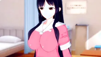 [Eroge Koikatsu ] Touhou Horaiyama Teruya rubbed titties H 3DCG Huge Boobies Animated Movie (Touhou Project) [Hentai Game Toho Kaguya