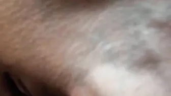 Amateur 19 Year Old Rubbing her Dripping Cunt on my Penis till