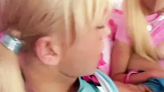 Little Laney Making Out and Finger Fuck Twat