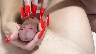 Stepmom long nails urethra insertion hand job hugest creampie female domination bondage
