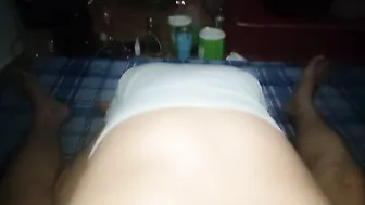 Her BF is into the next room and shes here