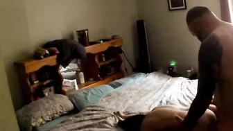 Mutual Orgasm porn video – Somebodys Watching: I think the next door knows I am fucking
