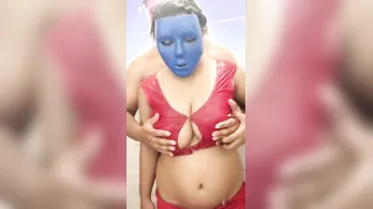 Puja gigantic boobies bathing hardcore fucked