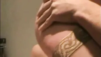 Hot grandma sucking dick and get cum in mouth