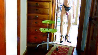 ROBERT RICHARD MILGATE EXPOSED IN PANTYHOSE AND A PINK PENIS SHEATH